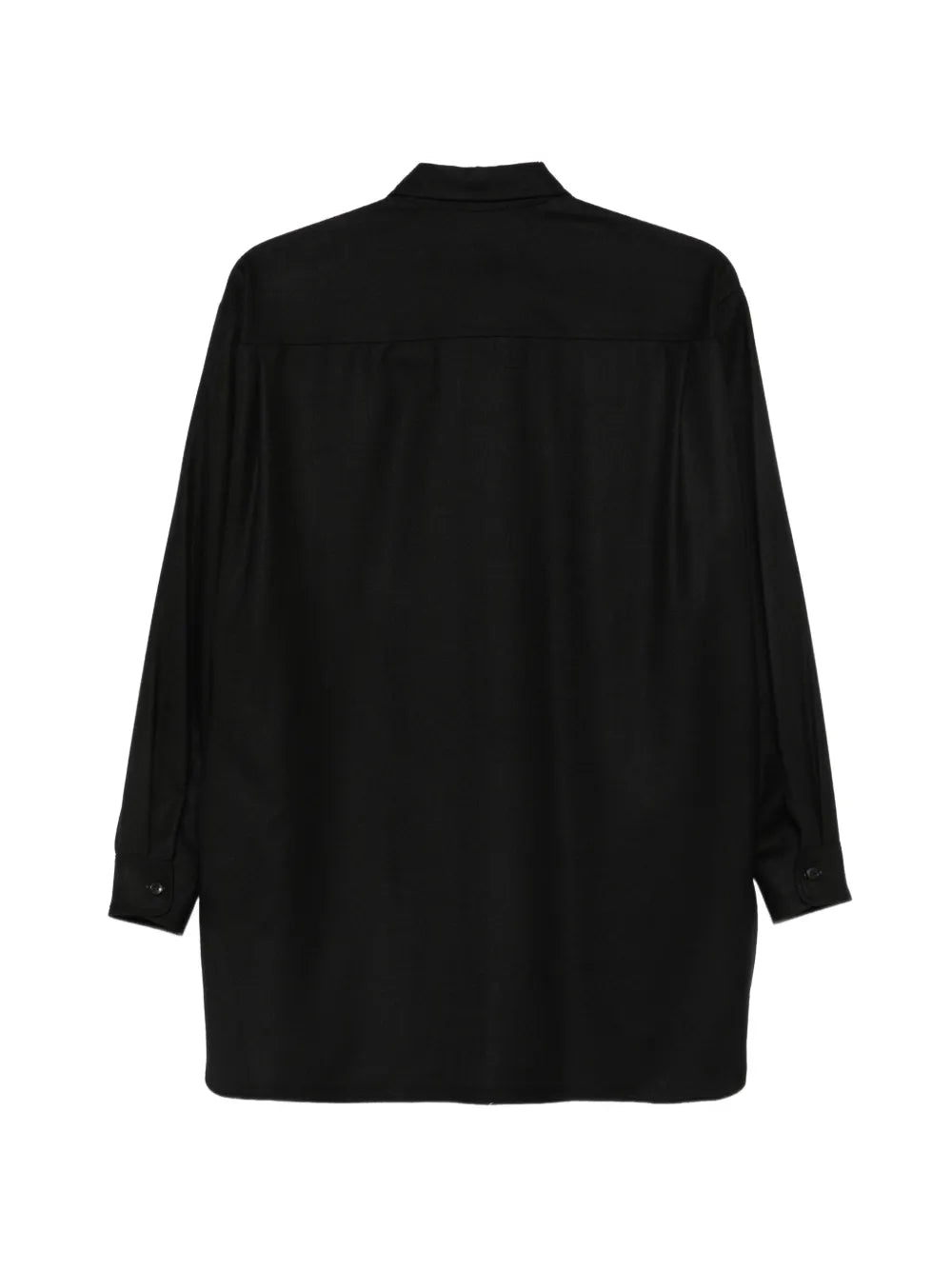 Oversized Camicia in Flanella di Lana