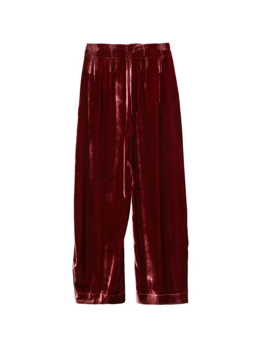 Pantalone Gamba Curva in Velluto
