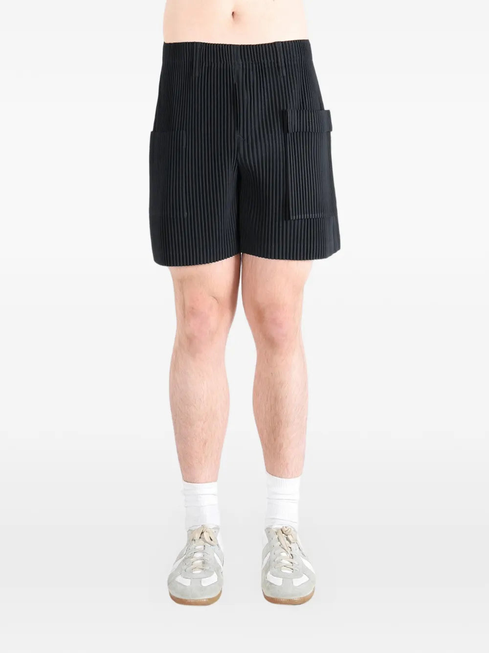 Pantaloncini Shorts Plissé con Tasca Cargo Homme Plissé Issey Miyake