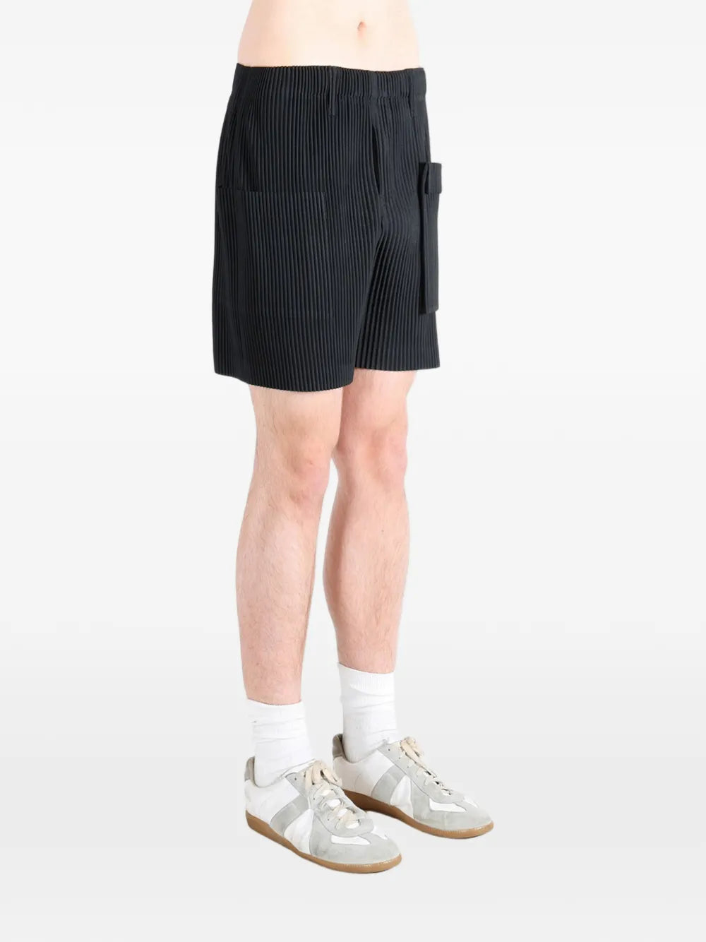 Pantaloncini Shorts Plissé con Tasca Cargo Homme Plissé Issey Miyake