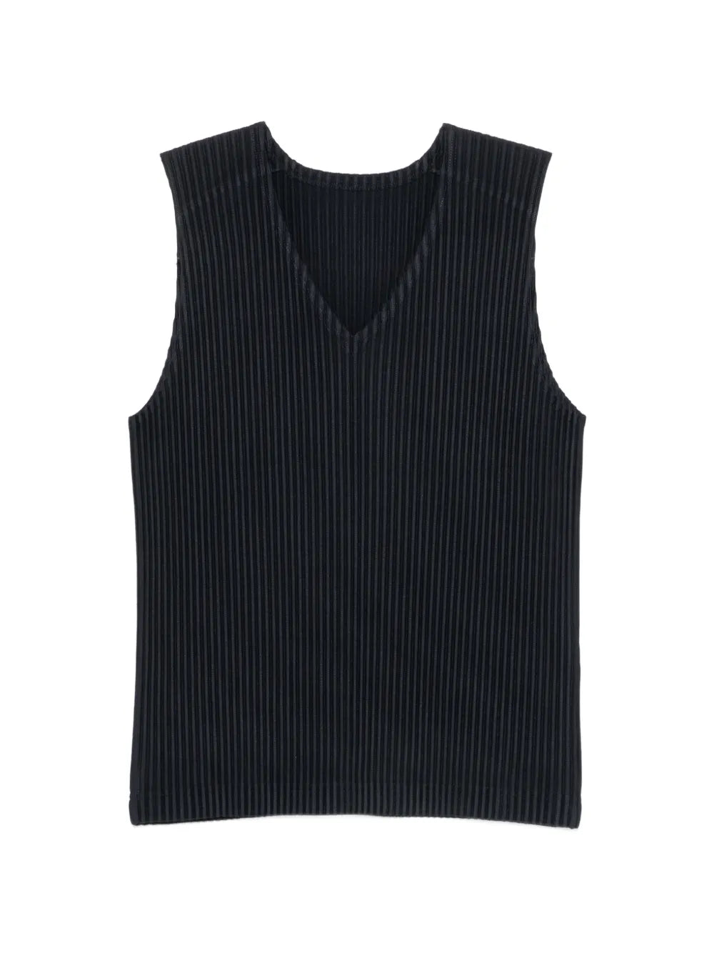 Gilet Smanicato con Scollo a V Plissé Homme Plissé Issey Miyake