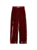 Pantalone Gamba Curva in Velluto