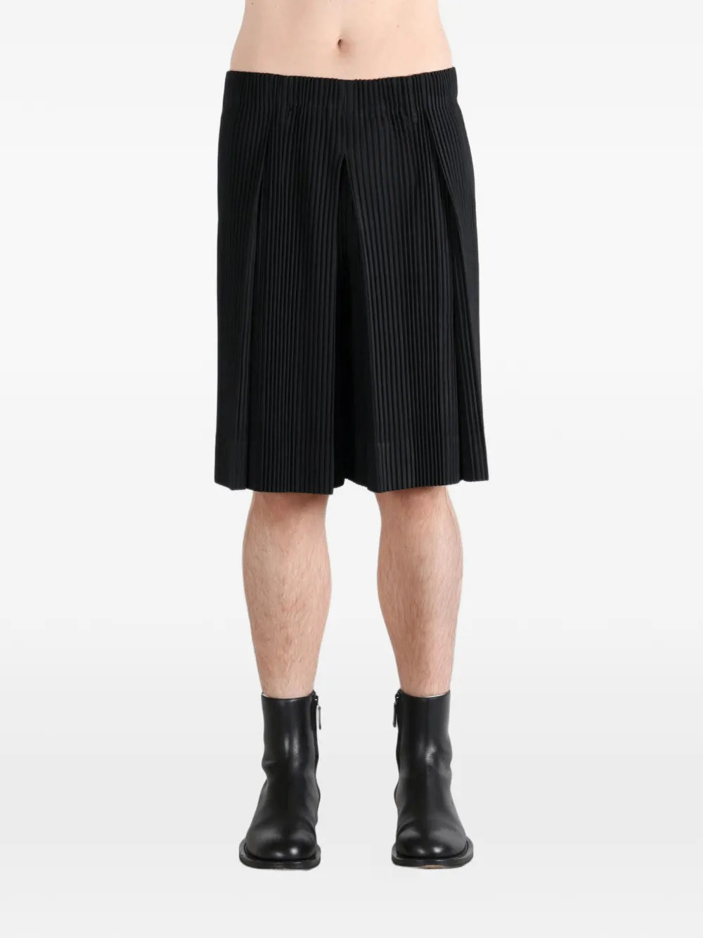 Bermuda Shorts Plissé a Gamba Larga Homme Plissé Issey Miyake