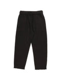 Pantalone Jogger in Cashmere con Fondo Sfrangiato