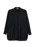 Oversized Camicia in Flanella di Lana