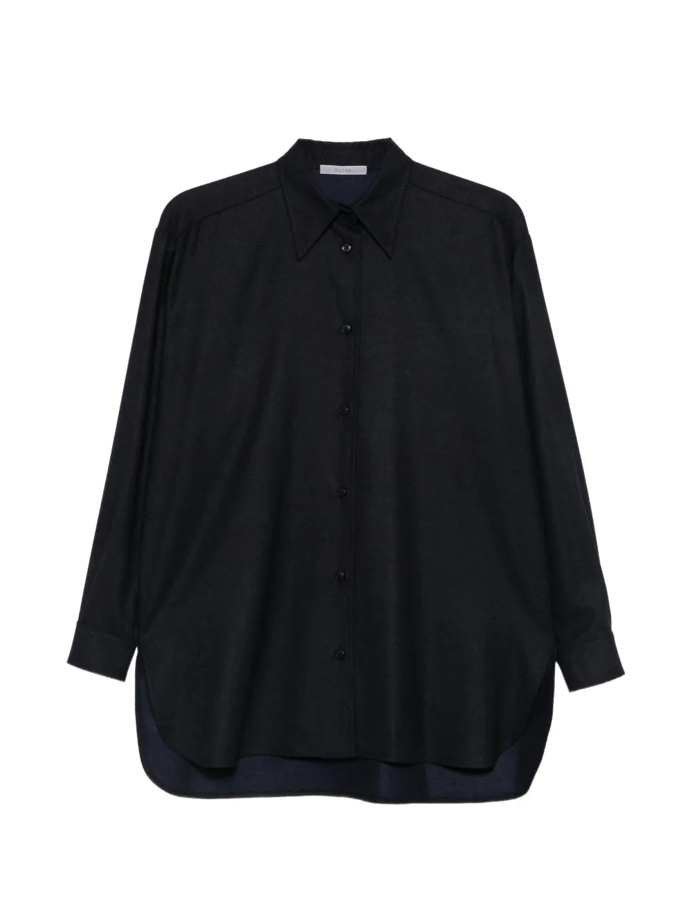 Oversized Camicia in Flanella di Lana