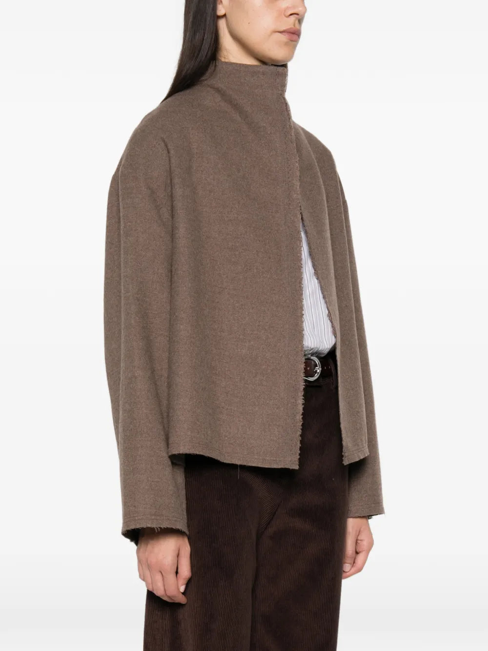 DUŠAN – Short Wool Jacket with Cimosa