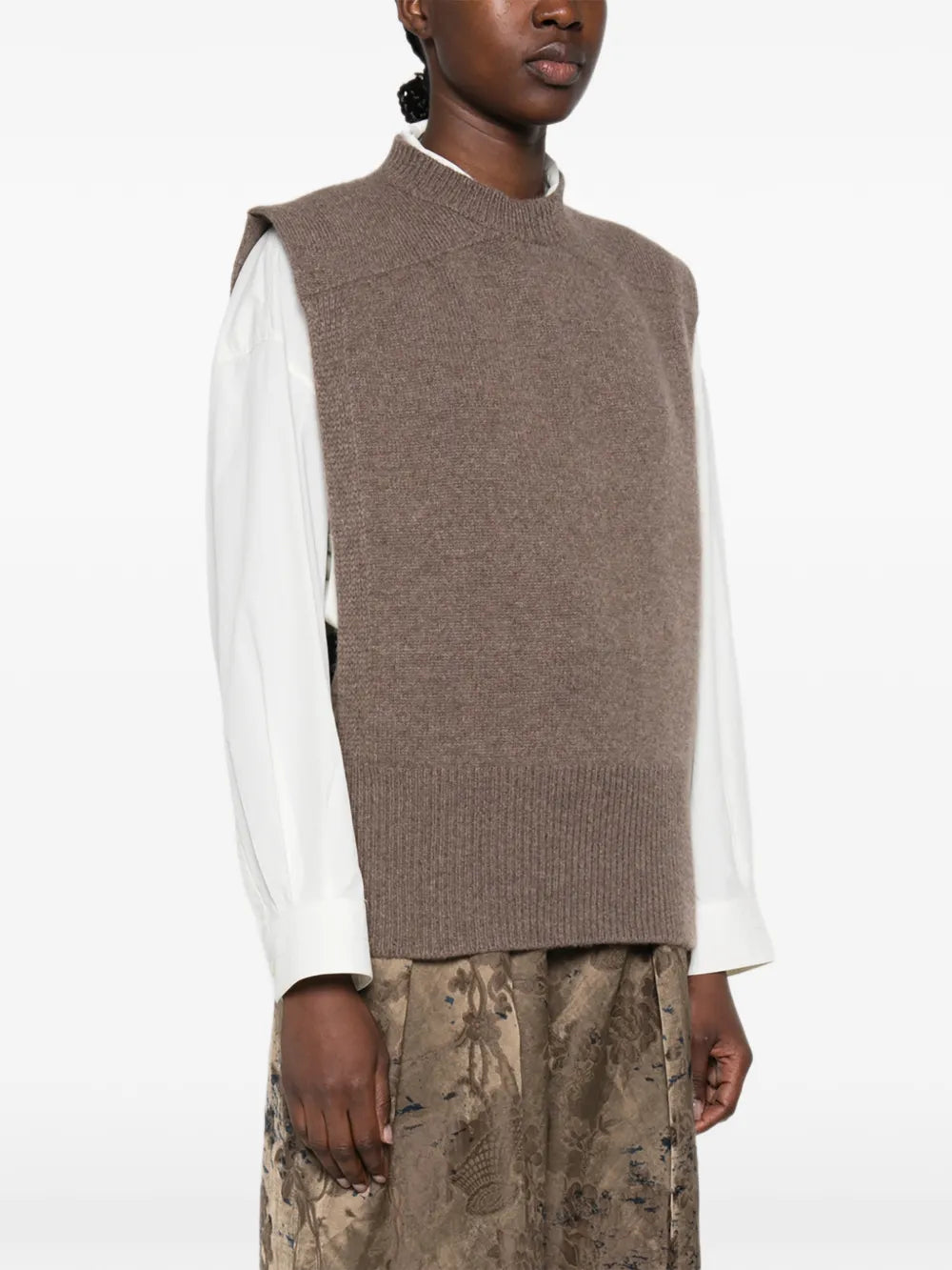 Top Girocollo Oversize in Puro Cashmere