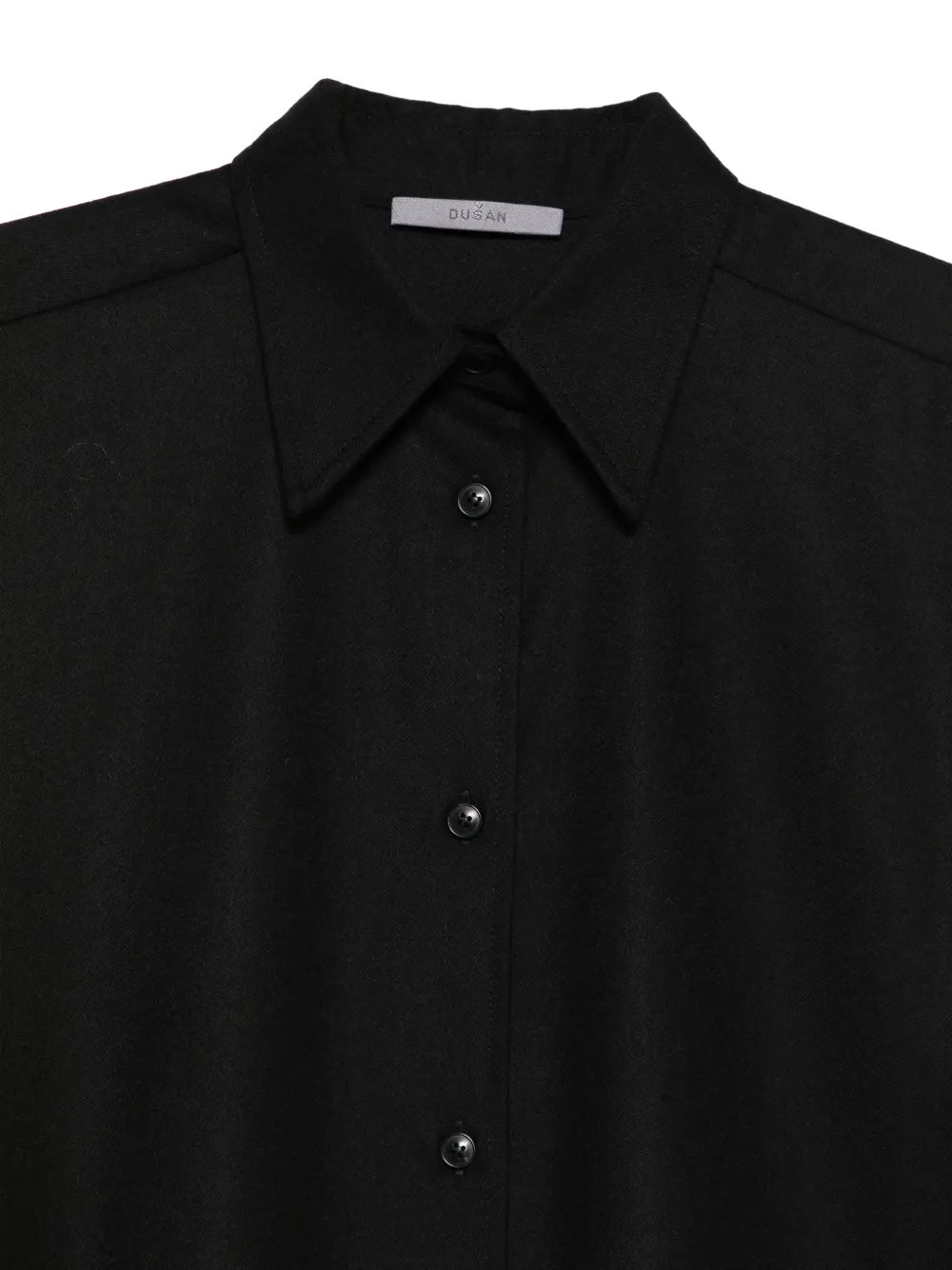 Oversized Camicia in Flanella di Lana