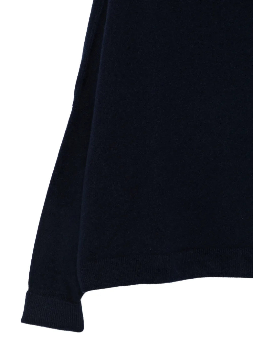 Maglia in Cashmere con Collo Alto e Maniche a Pipistrello
