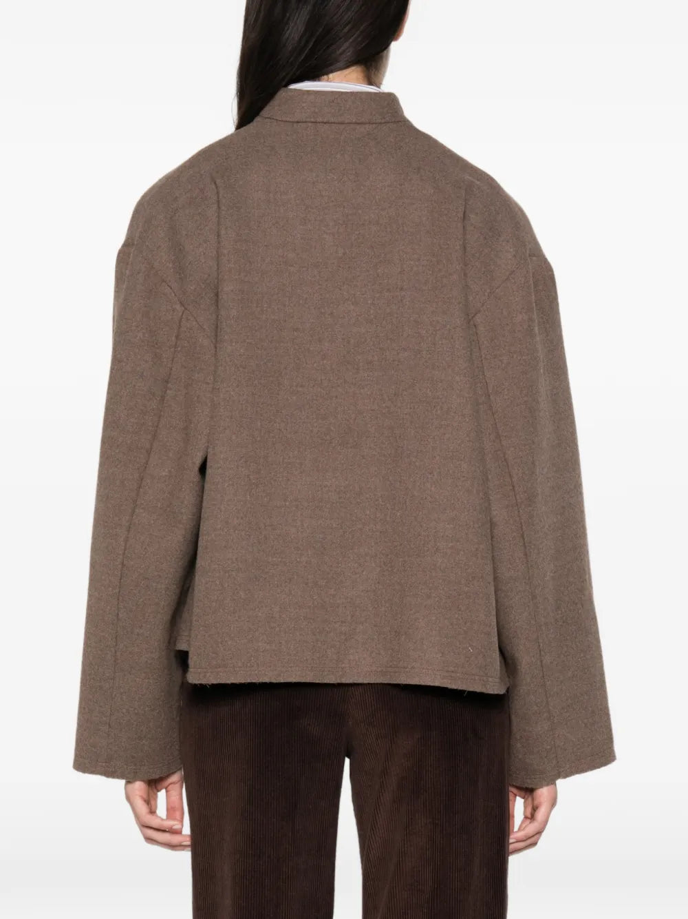 DUŠAN – Short Wool Jacket with Cimosa