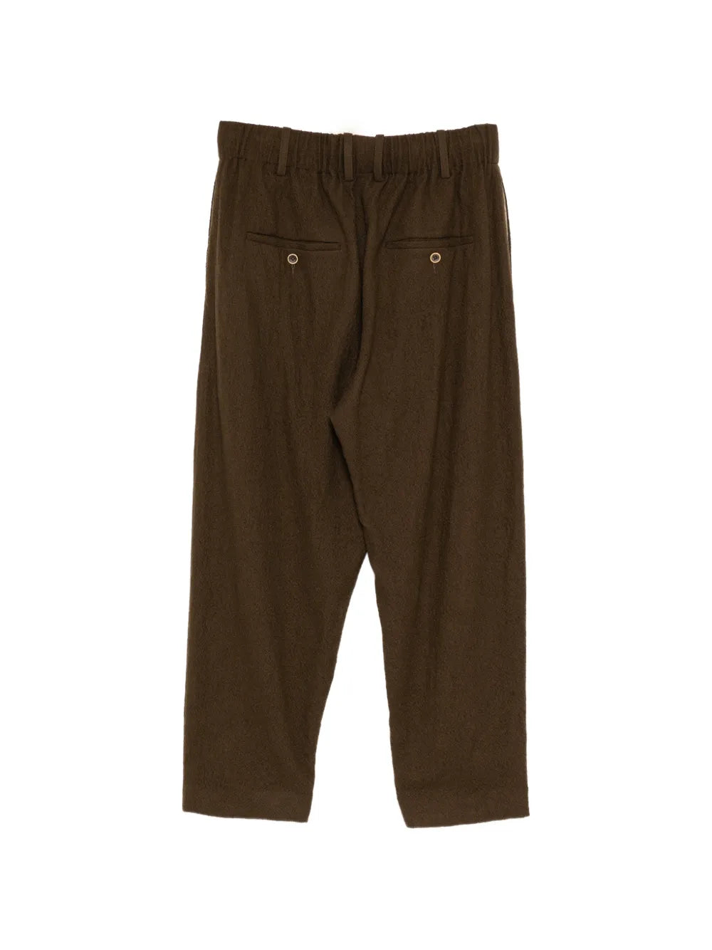 Pantalone Pigiama Iconico in Panno di Lana Vergine Infeltrita