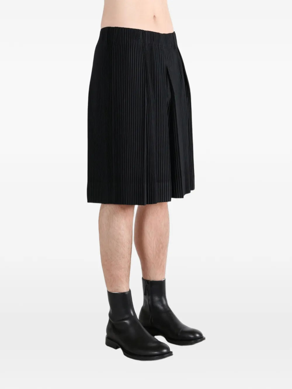 Bermuda Shorts Plissé a Gamba Larga Homme Plissé Issey Miyake