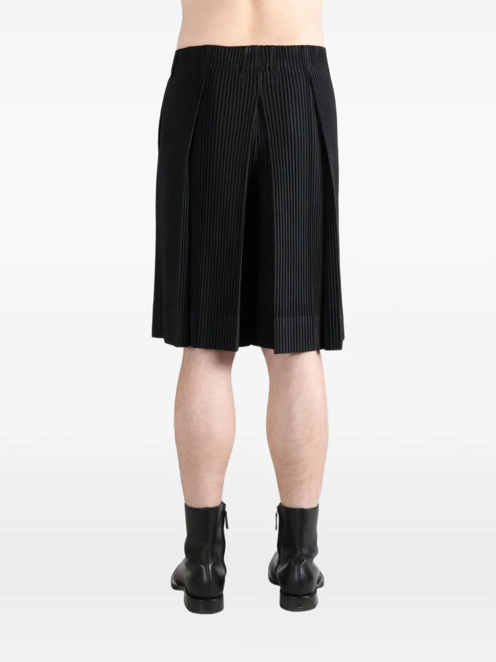Bermuda Shorts Plissé a Gamba Larga Homme Plissé Issey Miyake