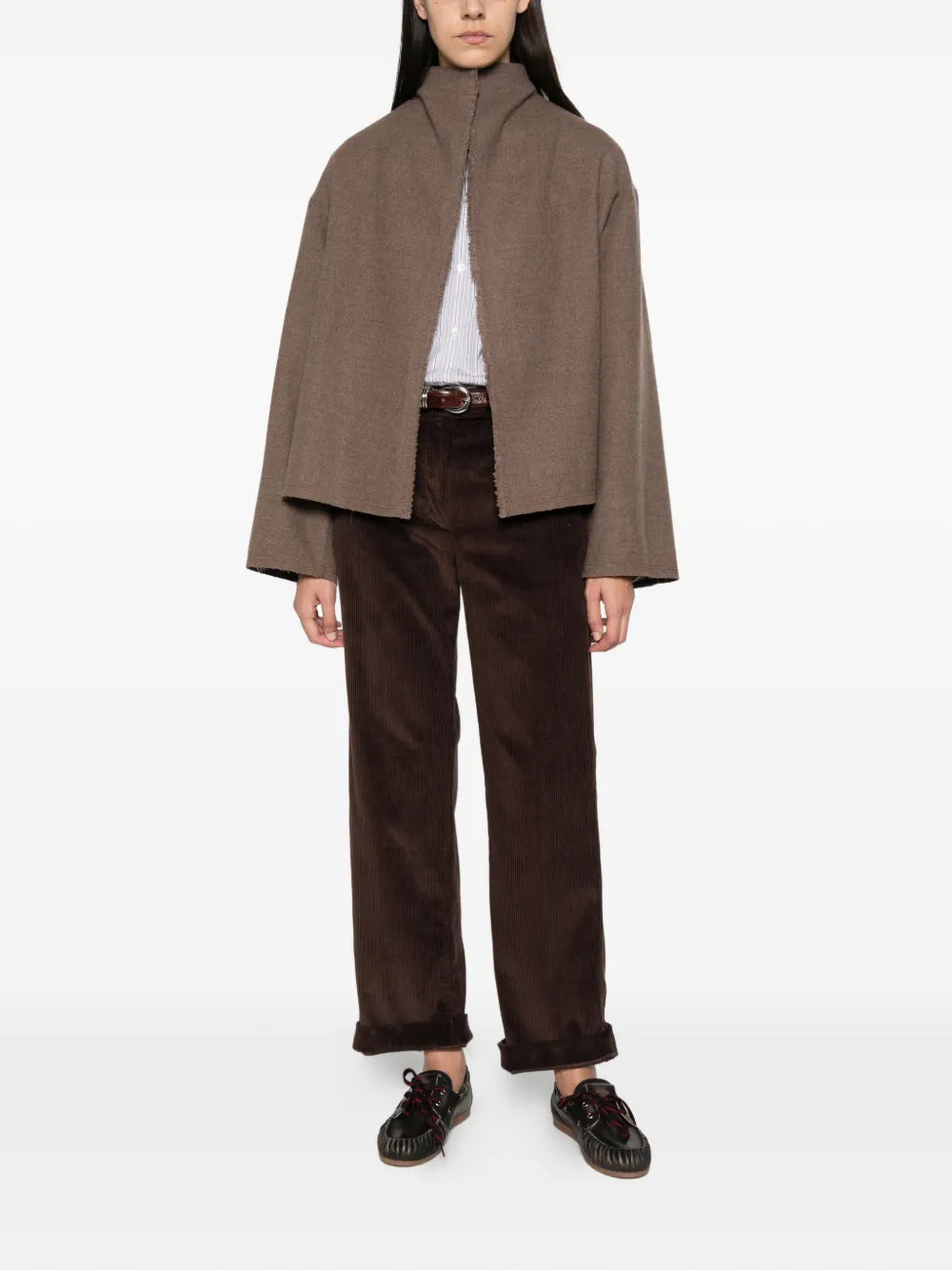 DUŠAN – Short Wool Jacket with Cimosa