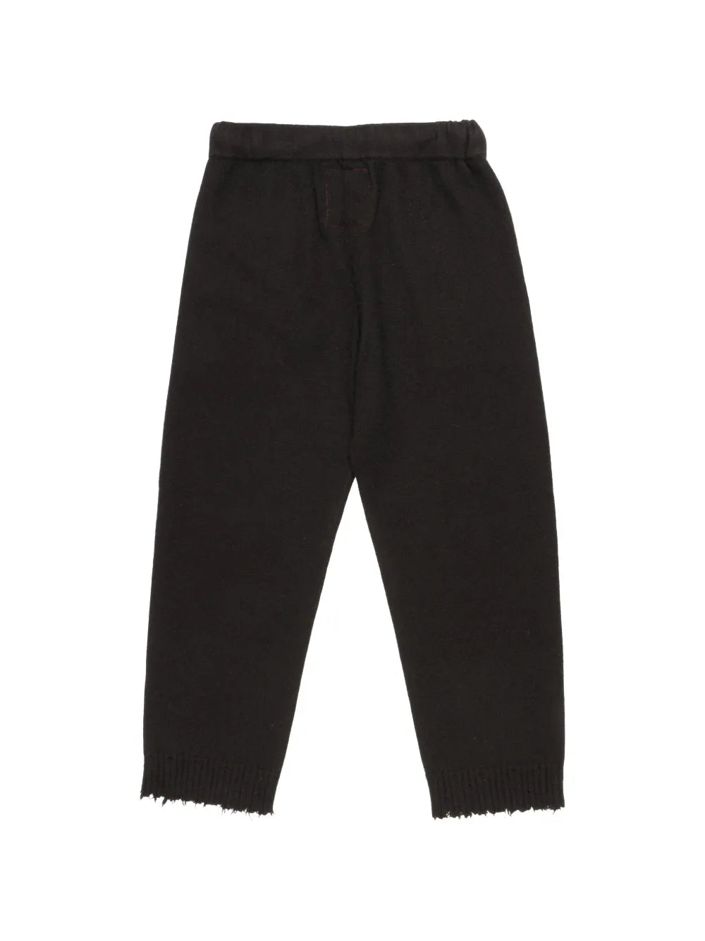 Pantalone Jogger in Cashmere con Fondo Sfrangiato