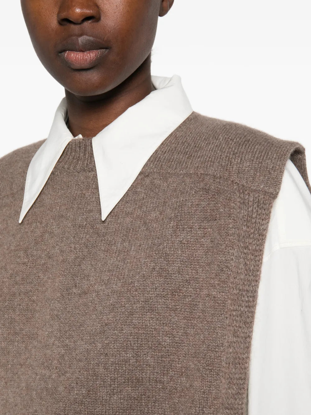 Top Girocollo Oversize in Puro Cashmere