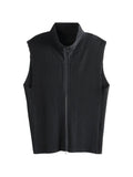 Smanicato con Chiusura a Zip e Collo Rialzato Plissé Homme Plissé Issey Miyake