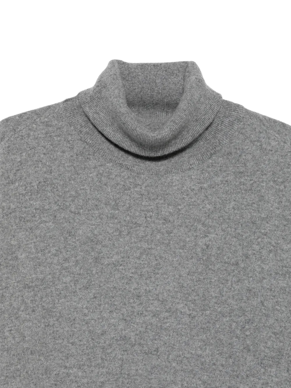 Maglia in Cashmere con Collo Alto e Maniche a Pipistrello