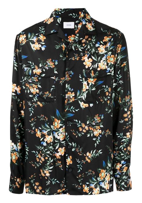 camicia con stampa floreale ERDEM | Camicia | 501MKBTBLACK