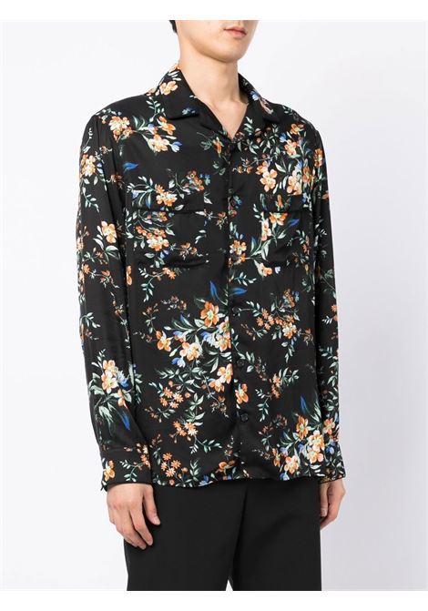 camicia con stampa floreale ERDEM | Camicia | 501MKBTBLACK