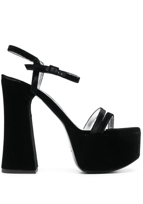 velvet sandals