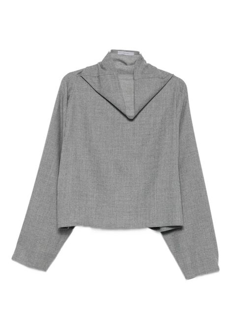 top DUSAN | shirt | T1468SSILVER GREY