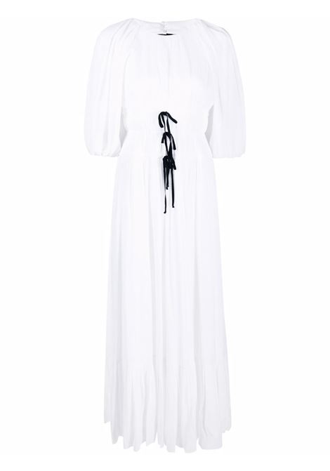 abito lungo con manica corta ampia ERDEM | Abito | 21538WCWHITE