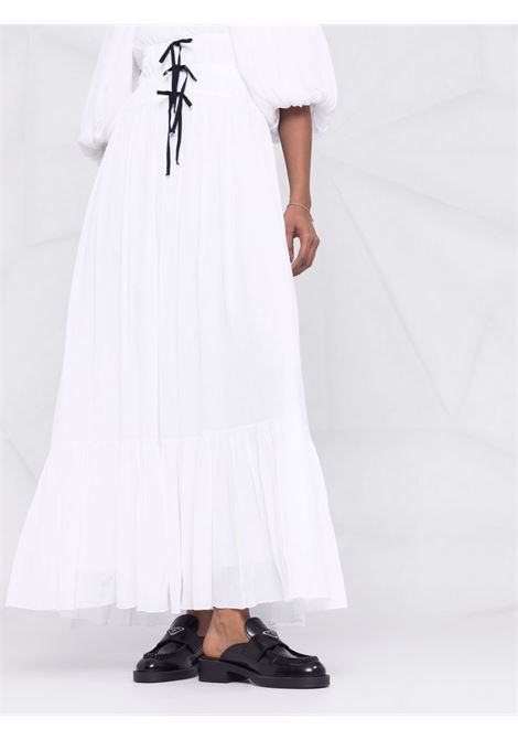 abito lungo con manica corta ampia ERDEM | Abito | 21538WCWHITE