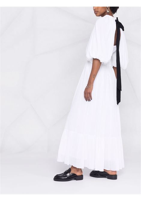 abito lungo con manica corta ampia ERDEM | Abito | 21538WCWHITE