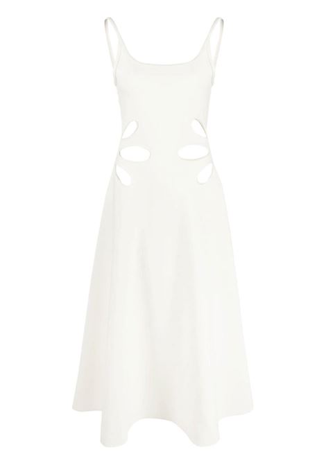 abito con ritaglio petali