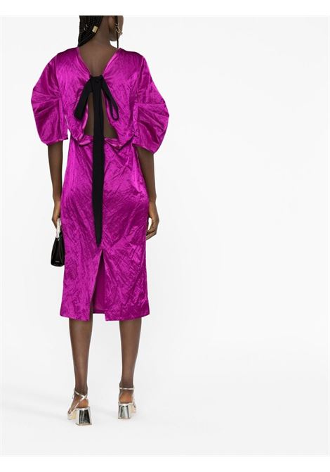 abito con ricamo fiori ERDEM | Abito | 21821ATSAMETHYST