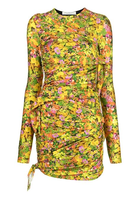 short dress in floral jersey