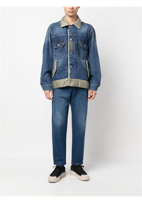 giubbotto in denim e nylon SACAI | Giacca | 23-03000M401